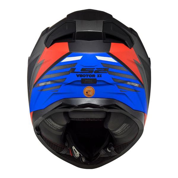 Imagem de Capacete ls2 ff811 vector 2 absolute preto vermelho azul fosco + pinlock