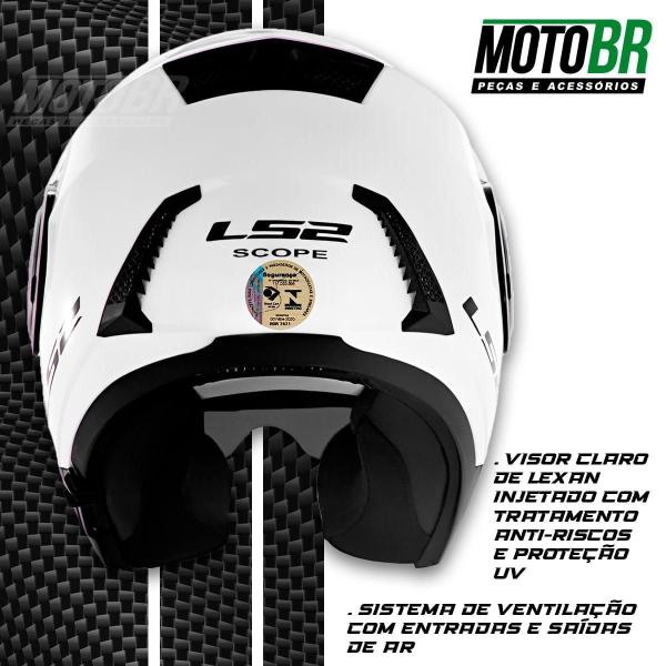 Imagem de Capacete LS2 FF902 Scope Branco