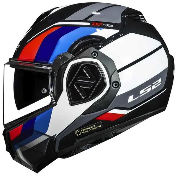 Imagem de Capacete LS2 FF906 Advant Sport  Preto/Azul/Vermelho/Branco