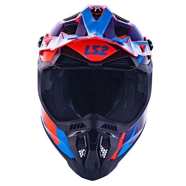 Imagem de Capacete LS2 MX700 Subverter Evo Nimble Preto/Azul/Laranja 