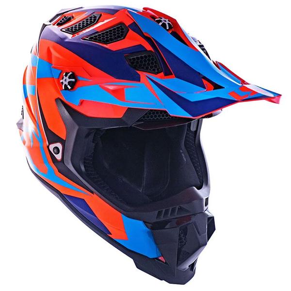 Imagem de Capacete LS2 MX700 Subverter Evo Nimble Preto/Azul/Laranja 