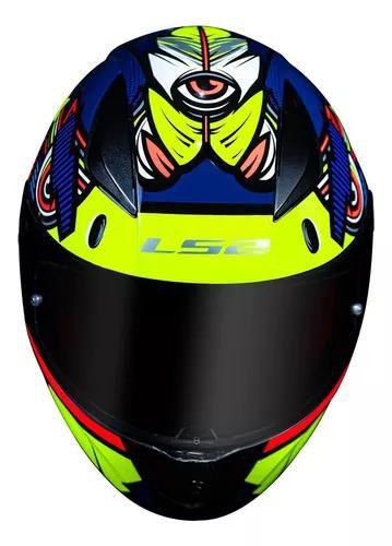 Imagem de Capacete Ls2 Rapid Ff353 Khan Yellow / Blue