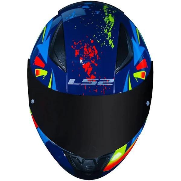 Imagem de Capacete Ls2 Rapid Ff353 Tagline Blue / Yellow