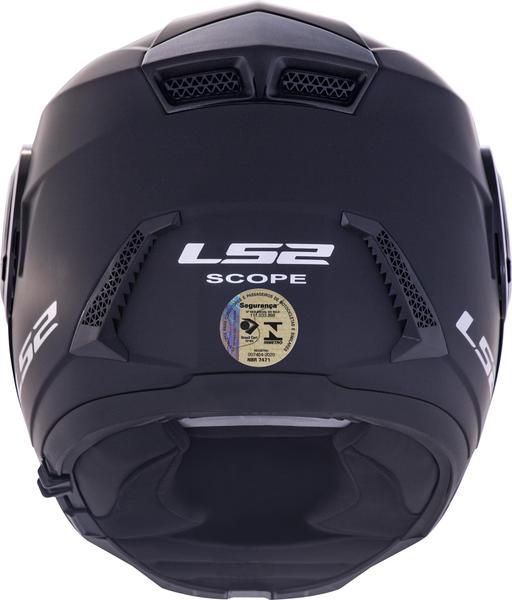 Imagem de Capacete Ls2 Robocop Scope Ff902 Monocolor Preto Fosco.