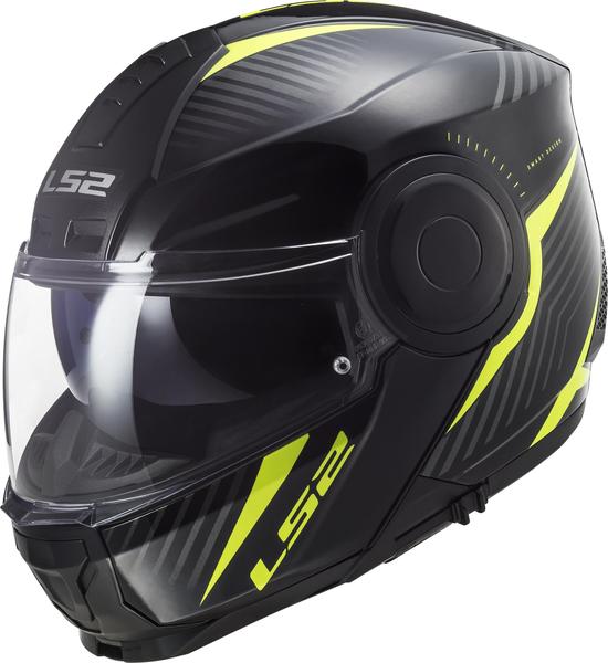 Imagem de Capacete ls2 scope ff902 skid preto amarelo