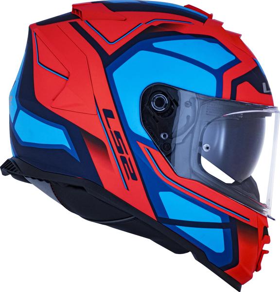 Imagem de Capacete ls2 storm ff800 faster matte fluo laranja azul