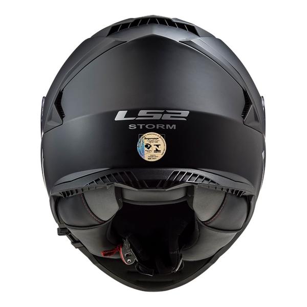 Imagem de Capacete LS2 Storm FF800 Monocolor Preto Fosco