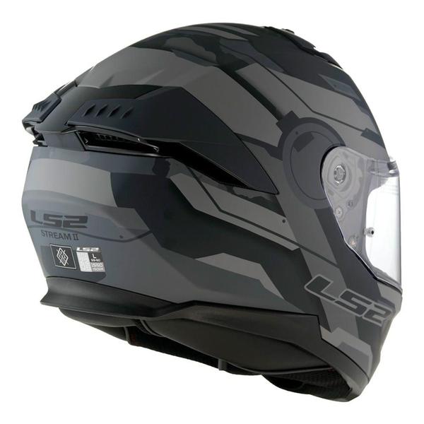 Imagem de Capacete ls2 stream ii shadow fosco cinza - LS2 HELMETS BRASIL