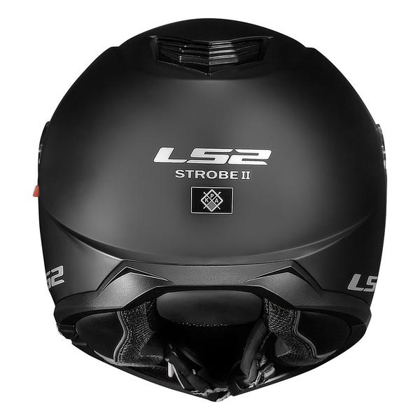 Imagem de Capacete LS2 Strobe II FF908 Monocolor Matte Black Preto Fosco Masculino e Feminino