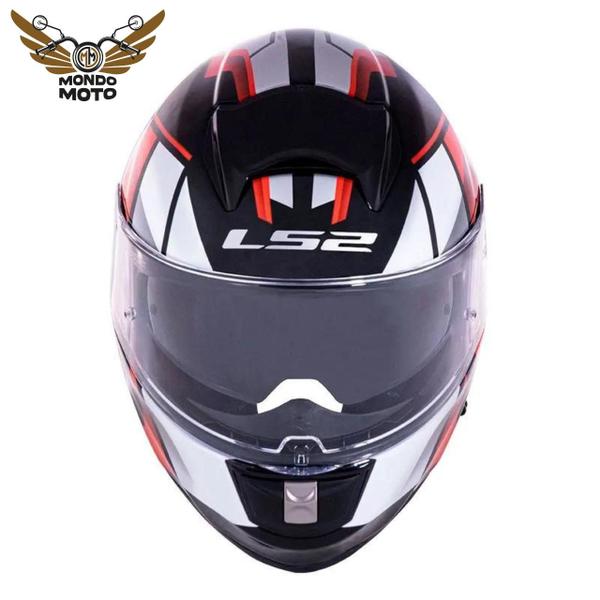 Imagem de Capacete ls2 vector evo ff397 ft2 kripton blk/red/white 62/xl