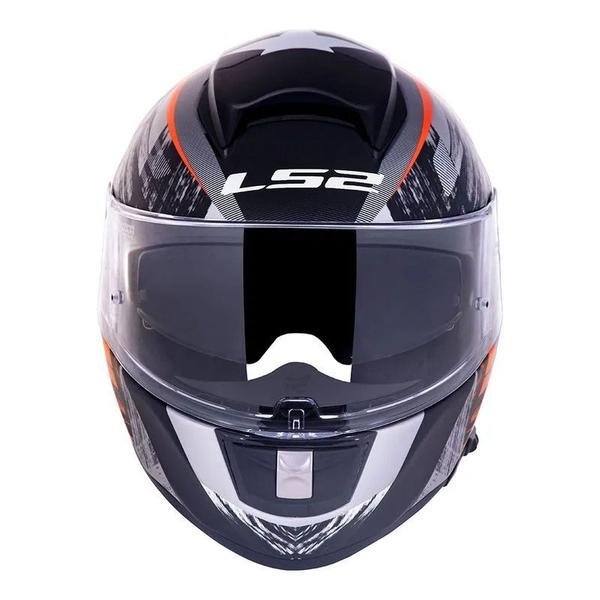 Imagem de Capacete LS2 Vector Evo FF397 Scratch Preto/Vermelho 60/L