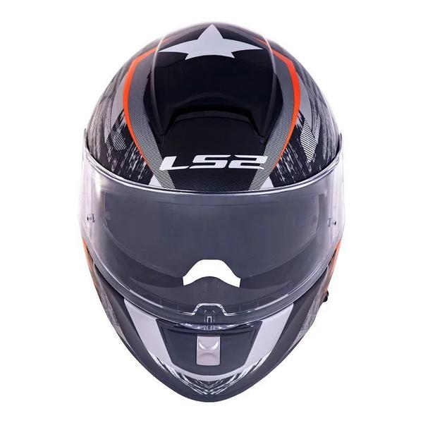 Imagem de Capacete LS2 Vector Evo FF397 Scratch Preto/Vermelho 60/L