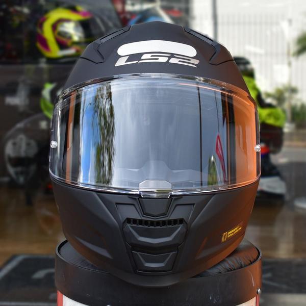 Imagem de Capacete Ls2 Vector II FF811 Preto Fosco Tricomposto Moto