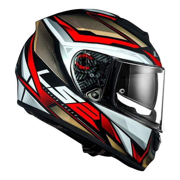 Imagem de Capacete ls2 vector rider dourado