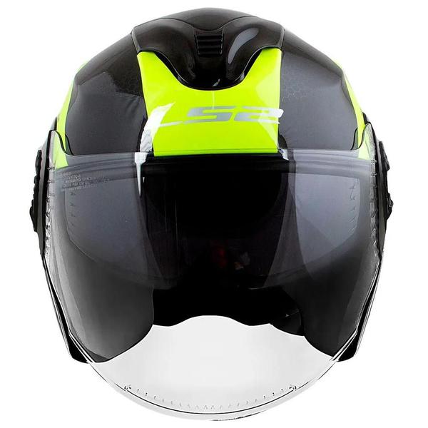 Imagem de Capacete LS2 Verso OF570 Technik Black Yellow