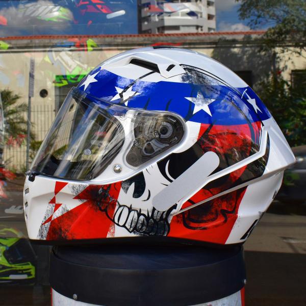 Imagem de Capacete Masculino Airoh Connor Nation Esportivo Moto USA