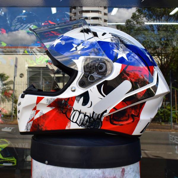 Imagem de Capacete Masculino Airoh Connor Nation Esportivo Moto USA