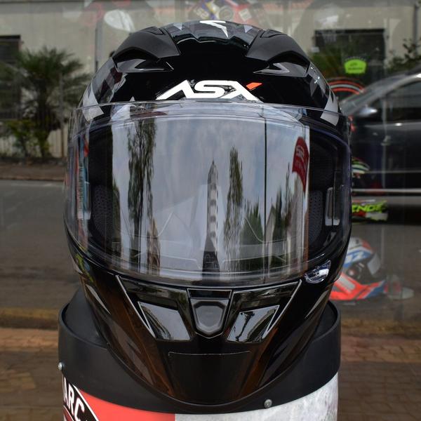 Imagem de Capacete Masculino Asx City Arrow Cinza Esportivo Fechado