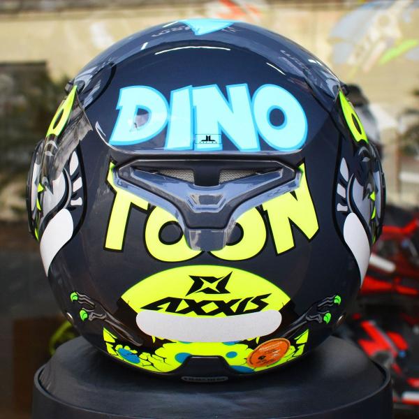 Imagem de Capacete Masculino Axxis Aberto Metro Dinotoon Moto