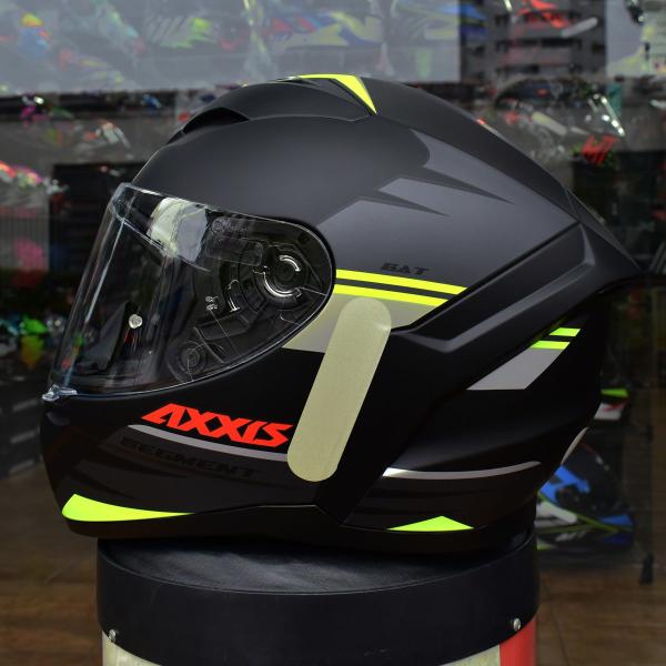 Imagem de Capacete Masculino Axxis Segment Bat Preto Fosco Moto