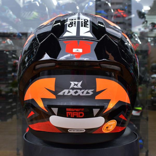 Imagem de Capacete Masculino Axxis Segment Mad Vermelho Moto Feminino