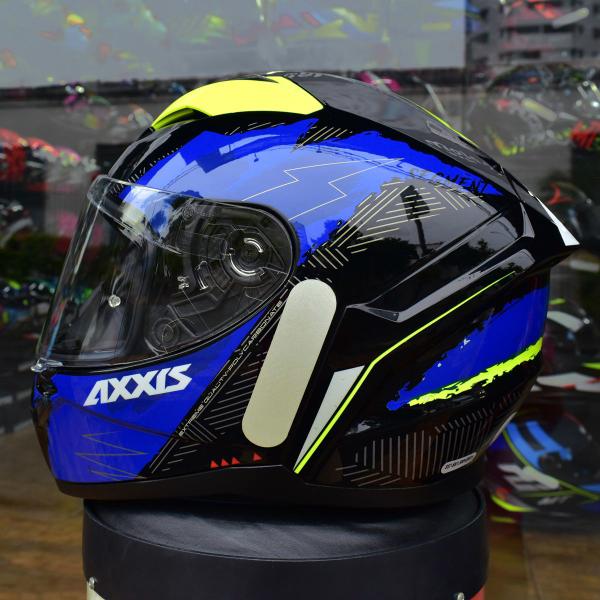 Imagem de Capacete Masculino Axxis Segment Now Azul Moto Feminino