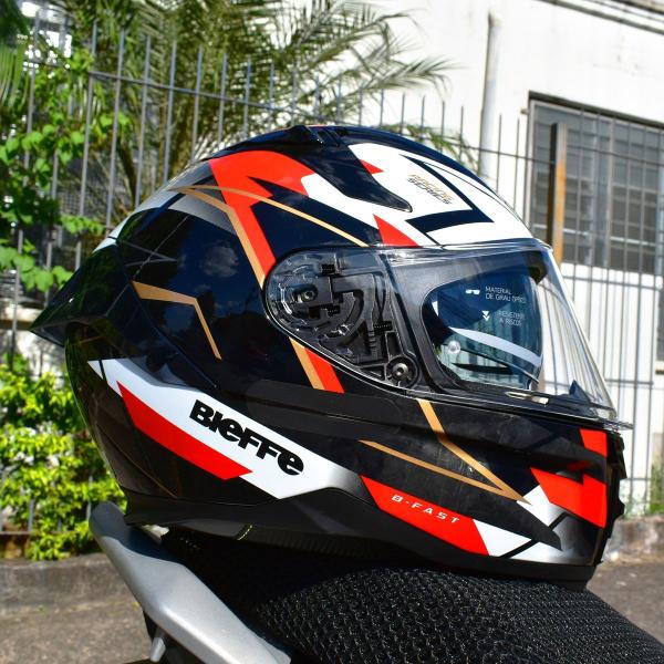 Imagem de Capacete Masculino Bieffe B-Fast Vx Vermelho Esportivo