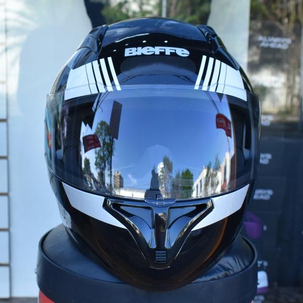 Imagem de Capacete Masculino Bieffe B40 Spect Preto Moto Óculos Solar