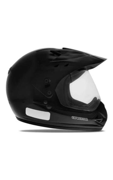 Imagem de Capacete Masculino Cross Trilha Ebf Motard Solid Brilhante