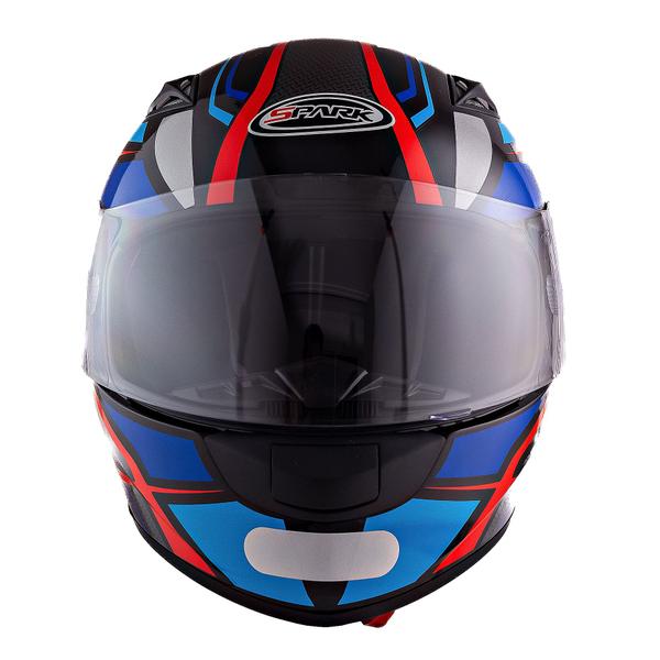 Imagem de Capacete Masculino Ebf Azul Mais Viseira Camaleão 2.2mm