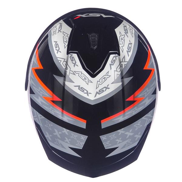 Imagem de Capacete Masculino Fechado Asx Draken Thunder Preto Moto