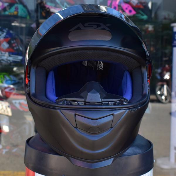 Imagem de Capacete Masculino Feminino Asx Eagle Preto Fosco + Viseira