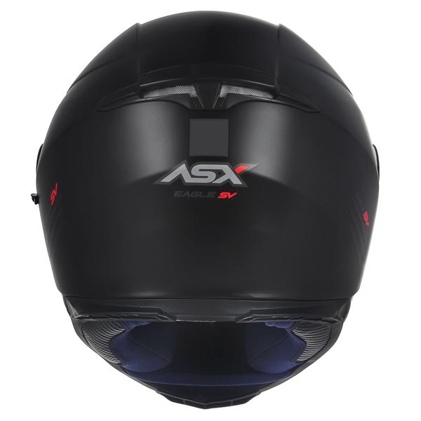 Imagem de Capacete Masculino Feminino Asx Eagle Sv Preto Fosco Oculos