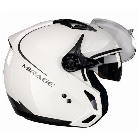 Imagem de Capacete Masculino Feminino Peels Mirage Branco + Viseira