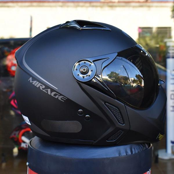 Imagem de Capacete Masculino Feminino Peels Mirage Preto Fosco Viseira