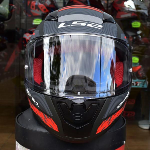 Imagem de Capacete Masculino Ls2 FF353 Xtreet Vermelho Esportivo Moto