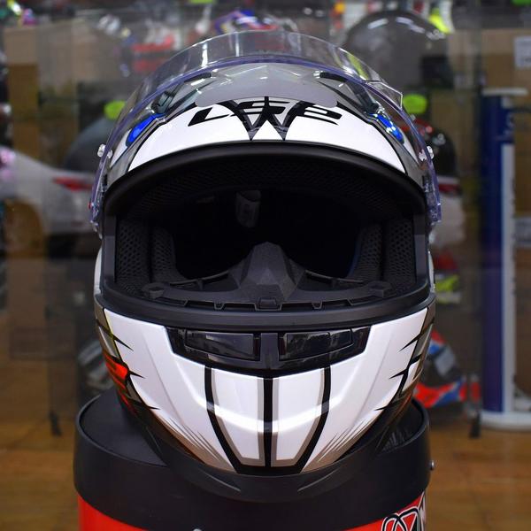 Imagem de Capacete Masculino Ls2 Ff358 Alex Barros Prata Fechado Moto