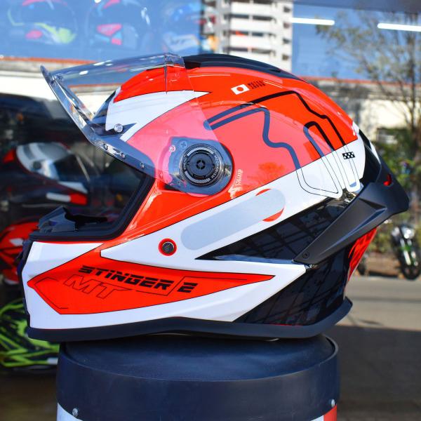 Imagem de Capacete Masculino MT Stinger 2 Grand Prix Japao Moto