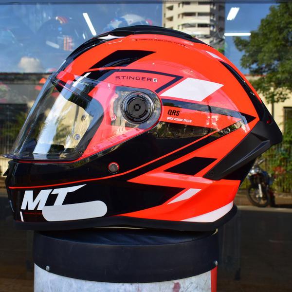 Imagem de Capacete Masculino MT Stinger 2 Zivze C5 Esportivo Moto