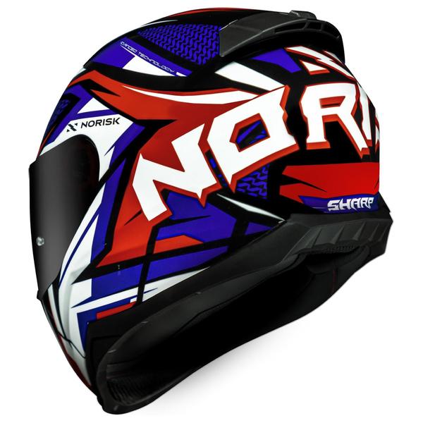 Imagem de Capacete Masculino Norisk Razor Sharp Azul Moto Fechado