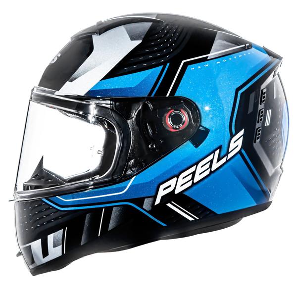 Imagem de Capacete Masculino Peels Icon Force Azul Oculos Interno Moto