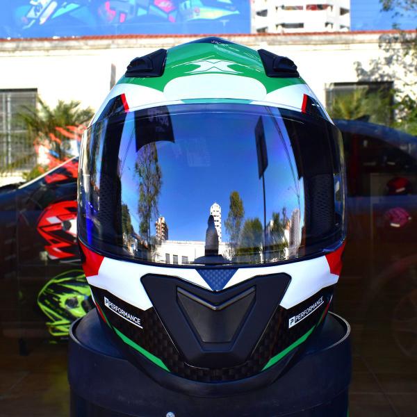 Imagem de Capacete Masculino Texx Hawk Ride Verde Moto Fechado