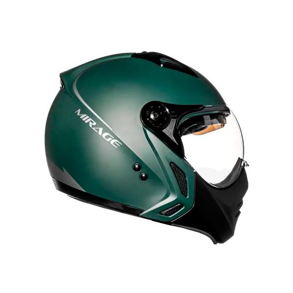 Imagem de Capacete Mirage Classic Verde Militar Fosco / Grafite Peels