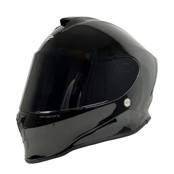 Imagem de Capacete Mormaii Novo M1 Origin Preto Brilhante + Viseira Fumê