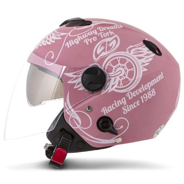 Imagem de Capacete Moto Aberto Feminino Masculino New Atomic Highway Dreams Pro Tork 