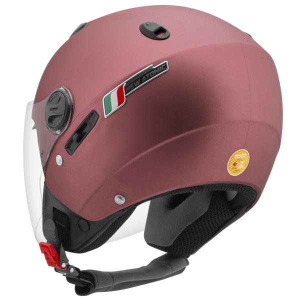 Imagem de Capacete Moto Aberto Feminino Masculino Pro Tork New Atomic Elite Viseira Interna