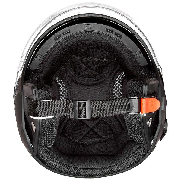 Imagem de Capacete Moto Aberto New Atomic Solid Fosco Preto Tamanho 56 Inmetro - Pro Tork