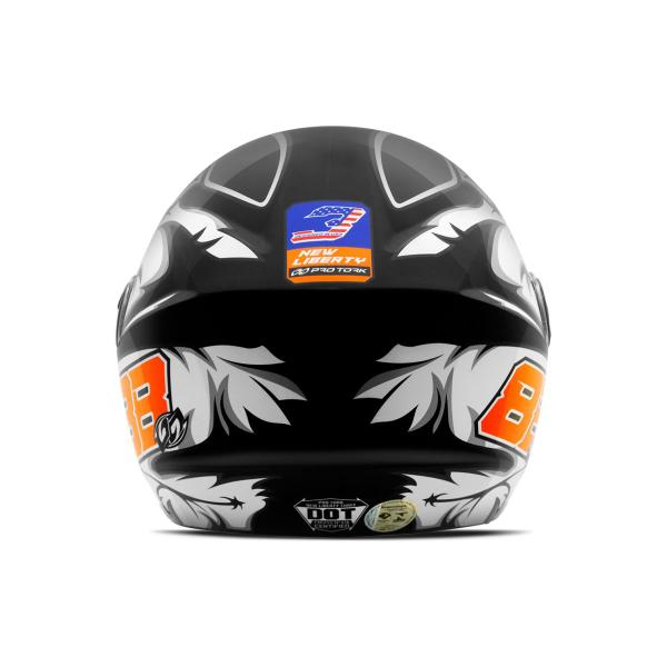 Imagem de Capacete  Moto Aberto Pro Tork New Liberty 3 Three Gp 88 Brilhante