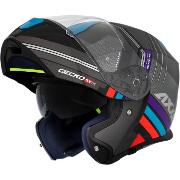 Imagem de Capacete Moto Axxis Gecko SV Epic B1 Preto Fosco Motoqueiro