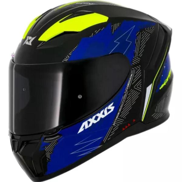 Imagem de Capacete Moto Axxis Segment Apolo Now C7 Azul